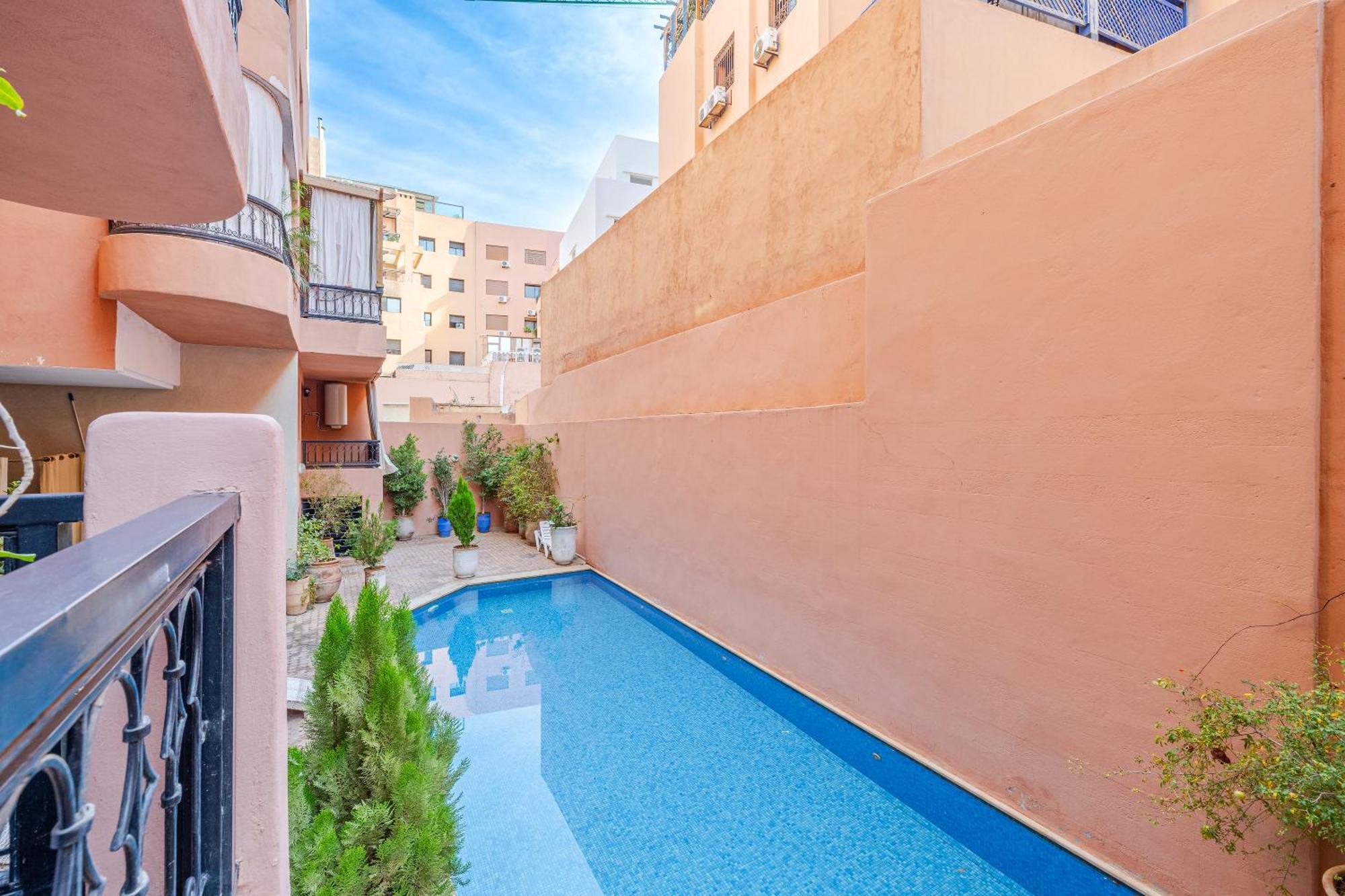 Appartement Moderne En City Center Marrakech-Gueliz Marrakesh Exterior photo